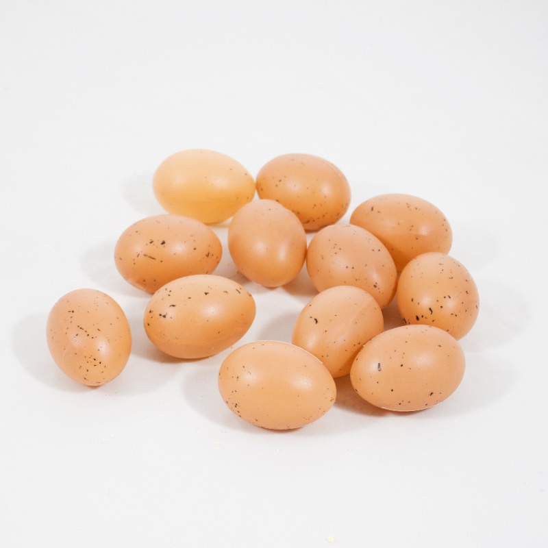 Ovos á cor natural - 12un