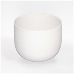 Vaso em Cer&acirc;mica Liso - Branco 15cm