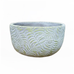 Vaso com padr&atilde;o em relevo Roebellini