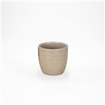 Vaso Cer&acirc;mica Vidrado - Cinza