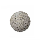 Bola em Madeira decorada com Flores