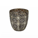 Vaso Cerâmica - Prata Velho