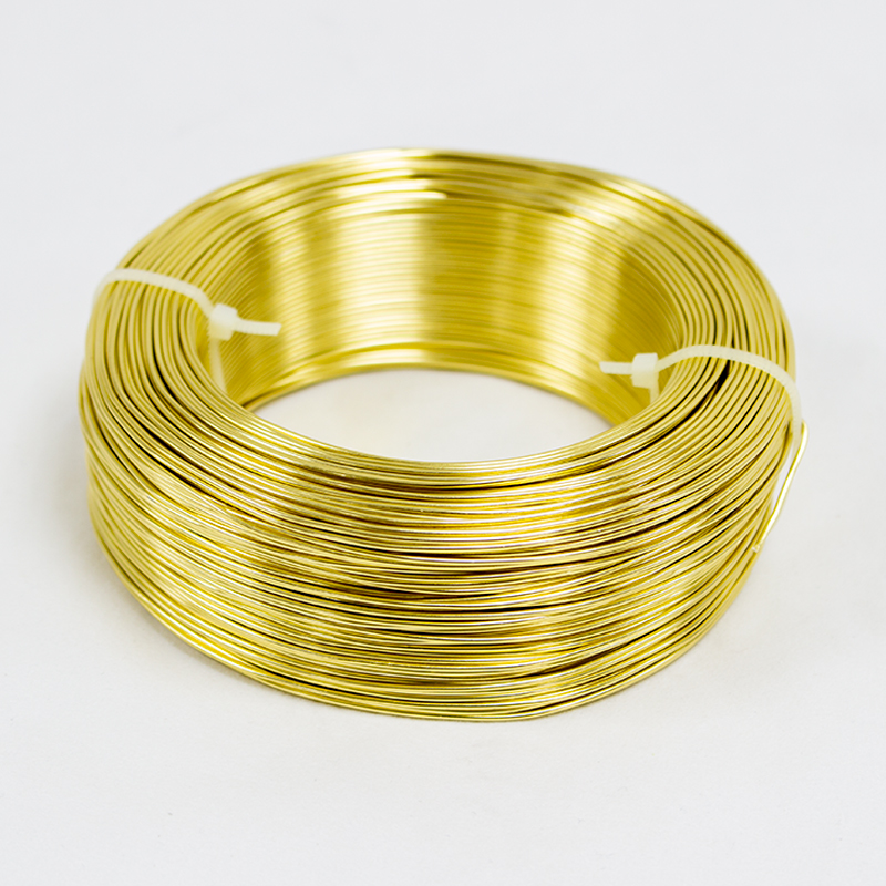 Arame Aluminio 1mm 250gr - Ouro