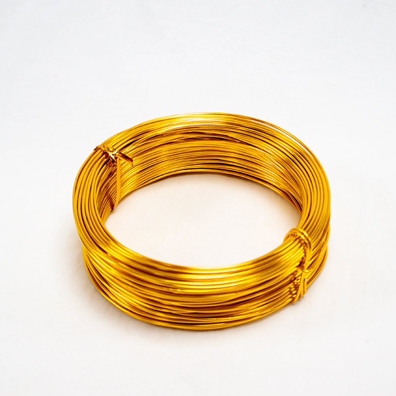 Arame Aluminio Oasis 2mm 500gr - Ouro