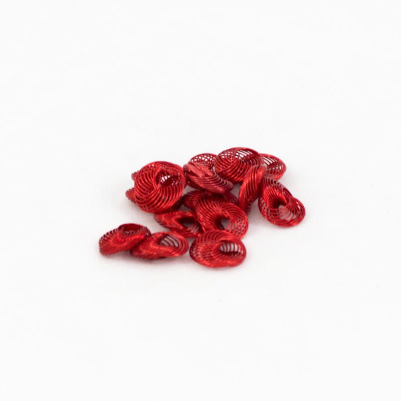 Arame Rodas 20mm -15pcs Vermelho