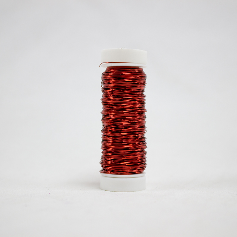 Arame Lacado 0,30mm - 30gr  Vermelho