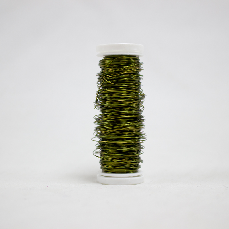 Arame Lacado 0,30mm - 30gr  Verde Azeitona