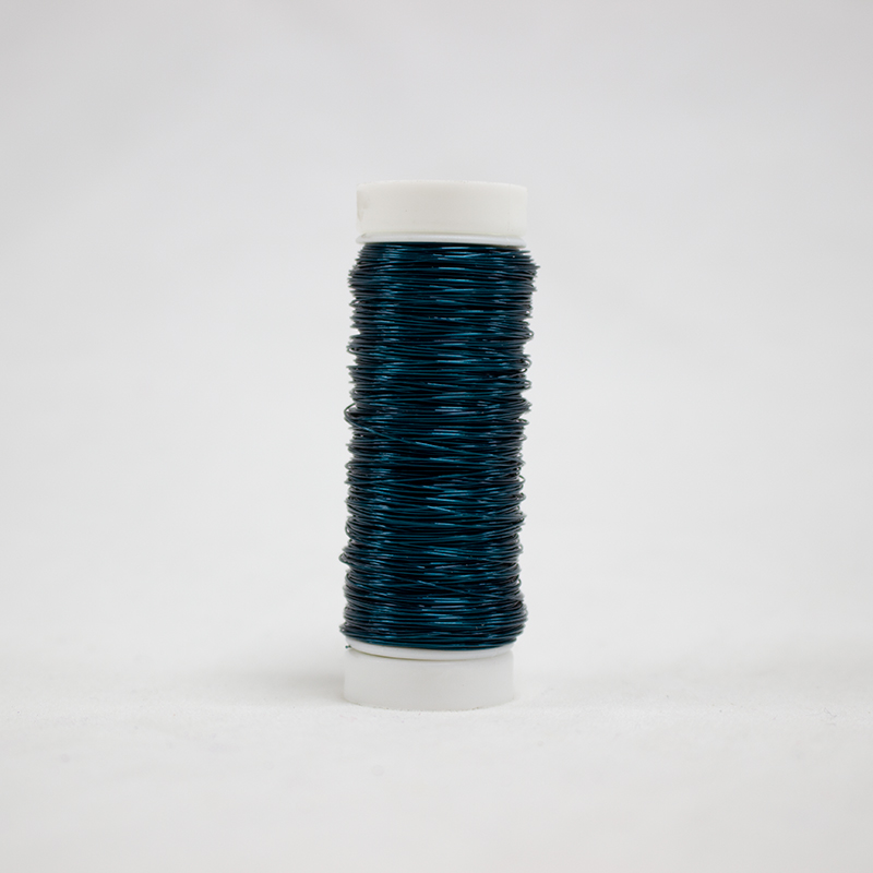 Arame Lacado 0,30mm - 30gr  Azul Petróleo