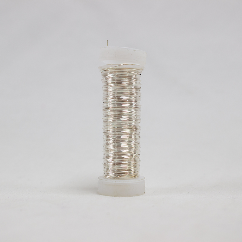 Arame Lacado 0,30mm - 30gr  Prata