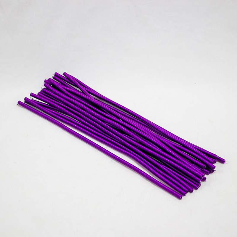 Arame Curly 25cm (20Un) Roxo