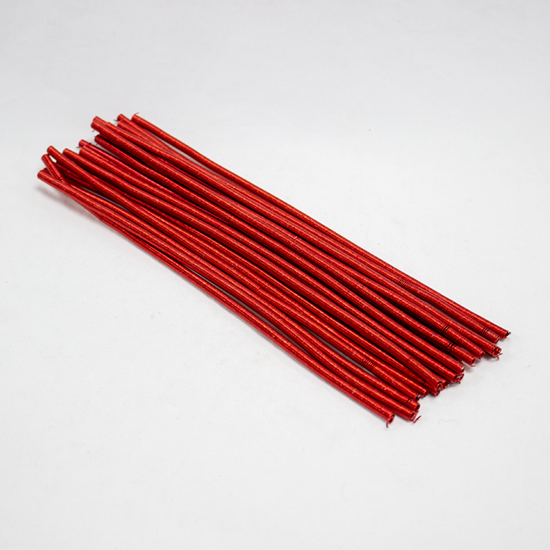 Arame Curly 25cm (20Un) Vermelho