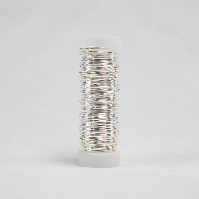 Arame Lacado 0,50mm - 50gr Prata