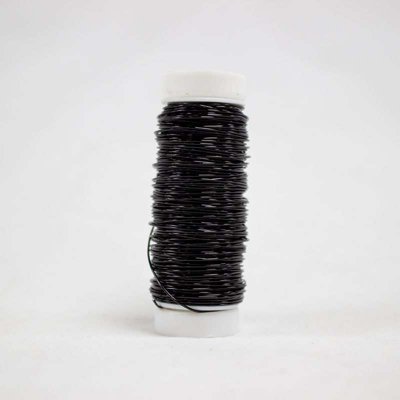 Arame Lacado 0,50mm - 50gr  Preto