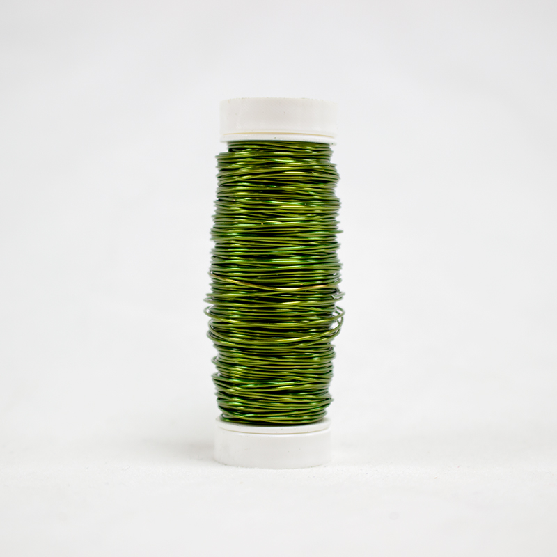 Arame Lacado 0,50mm - 50gr  Verde Azeitona