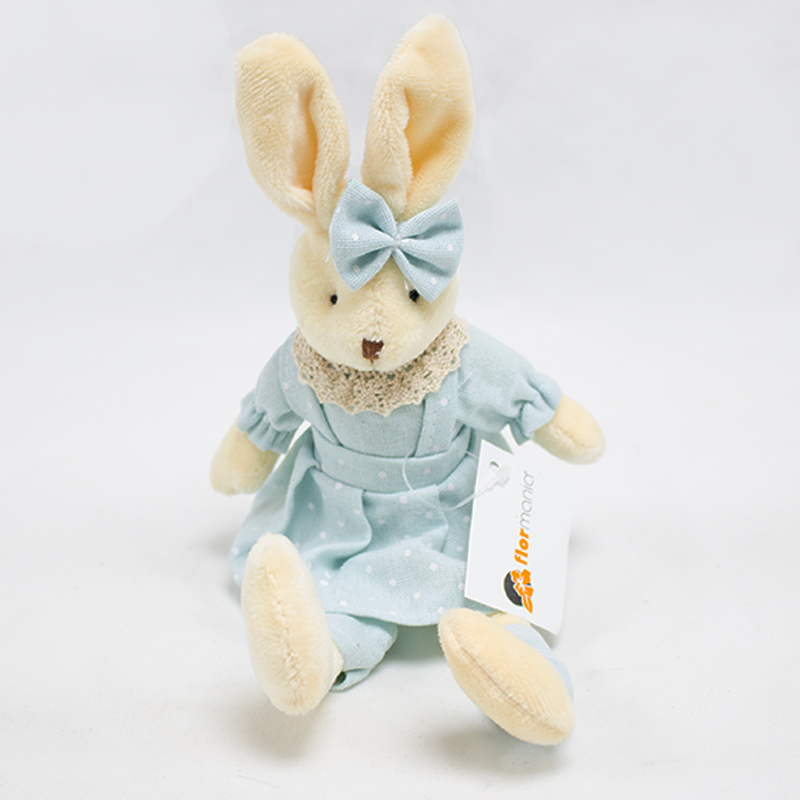 Coelha C/Laço 24cm (Un) Azul