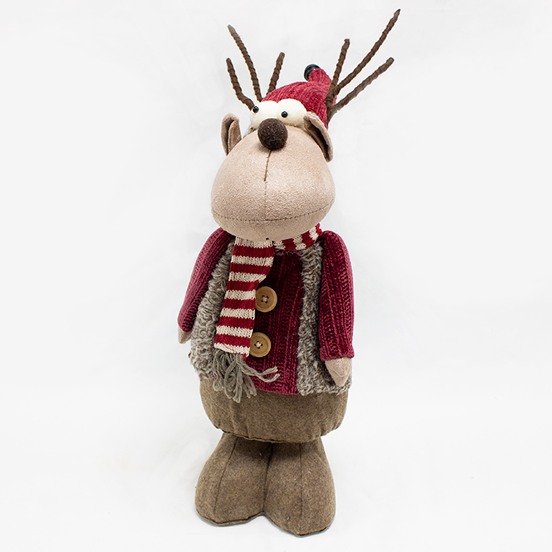 Rena de Pé Castanha/Bordeaux 40cm