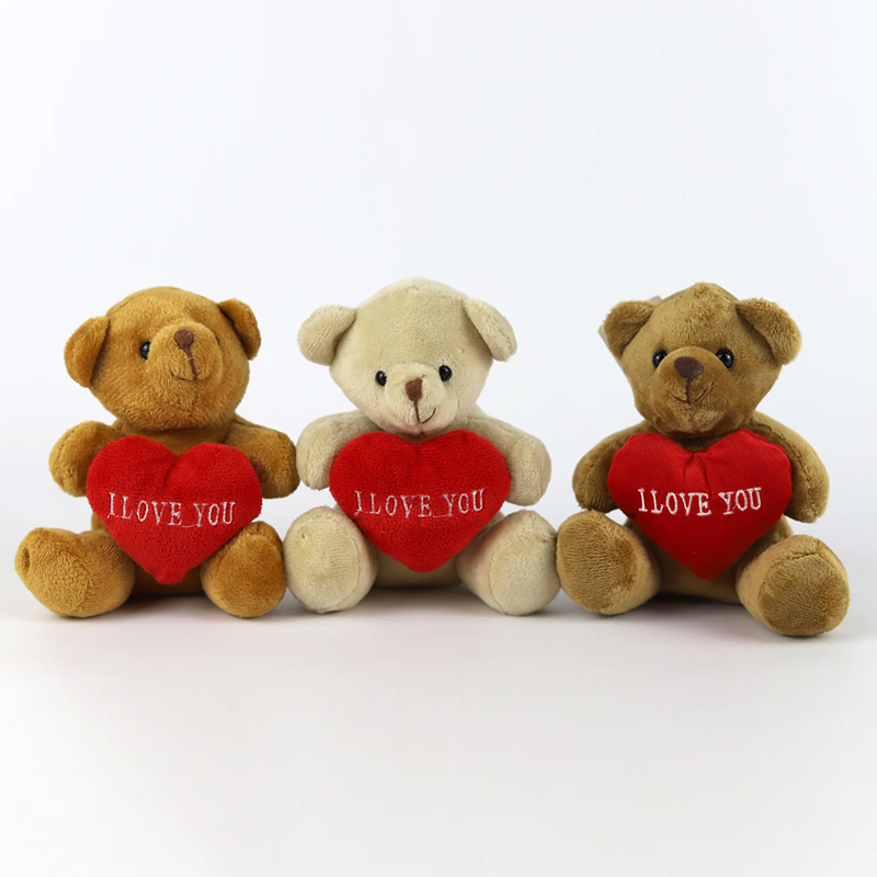 Conjunto - Urso de Peluche 13cm ( Conjunto 3Un)