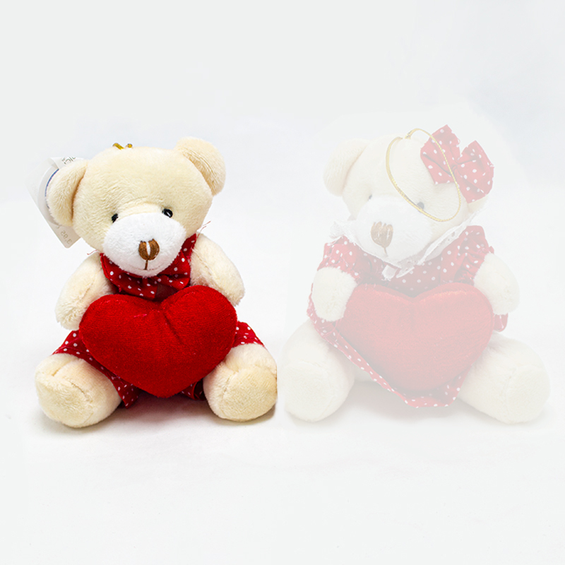 Urso de Peluche Pintas 13cm ( Un.)