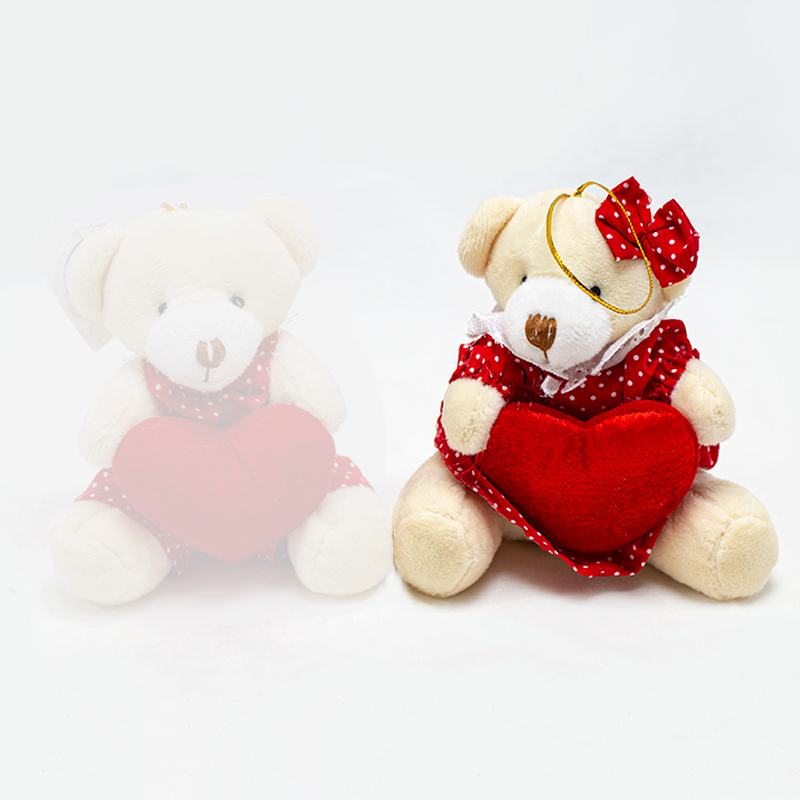 Ursa de Peluche Pintas 13cm ( Un.)