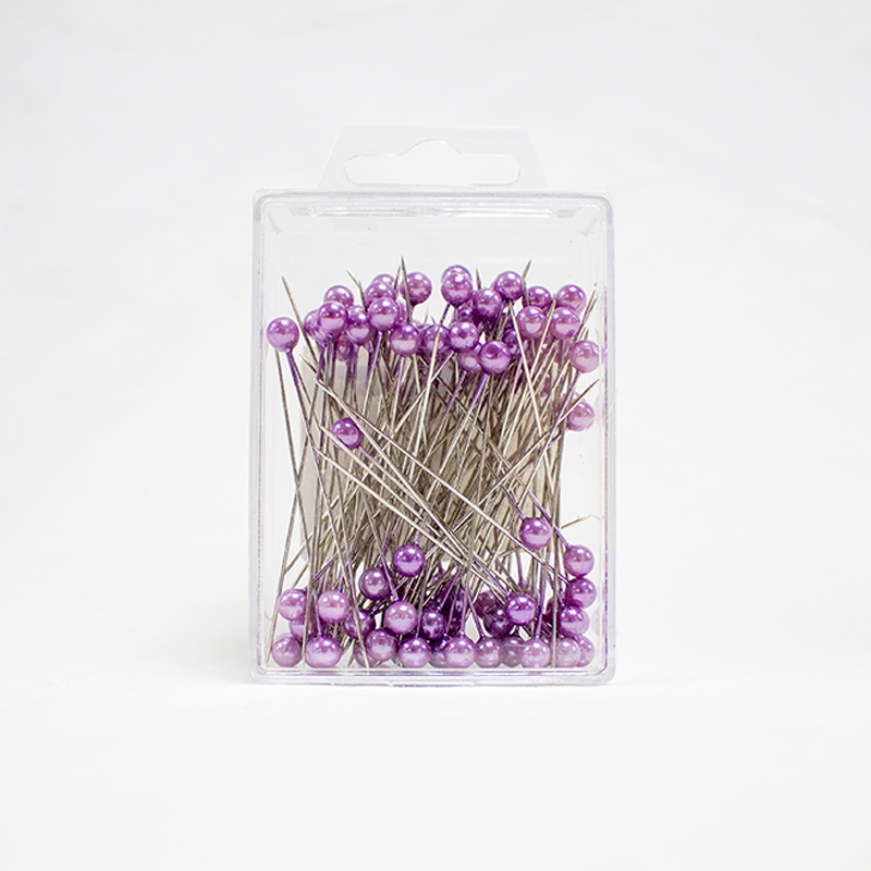 Alfinete 6mm - 100 Un. Violeta