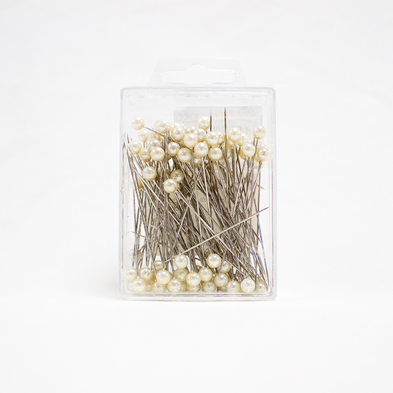 Alfinete 6mm - 100 Un. Champanhe