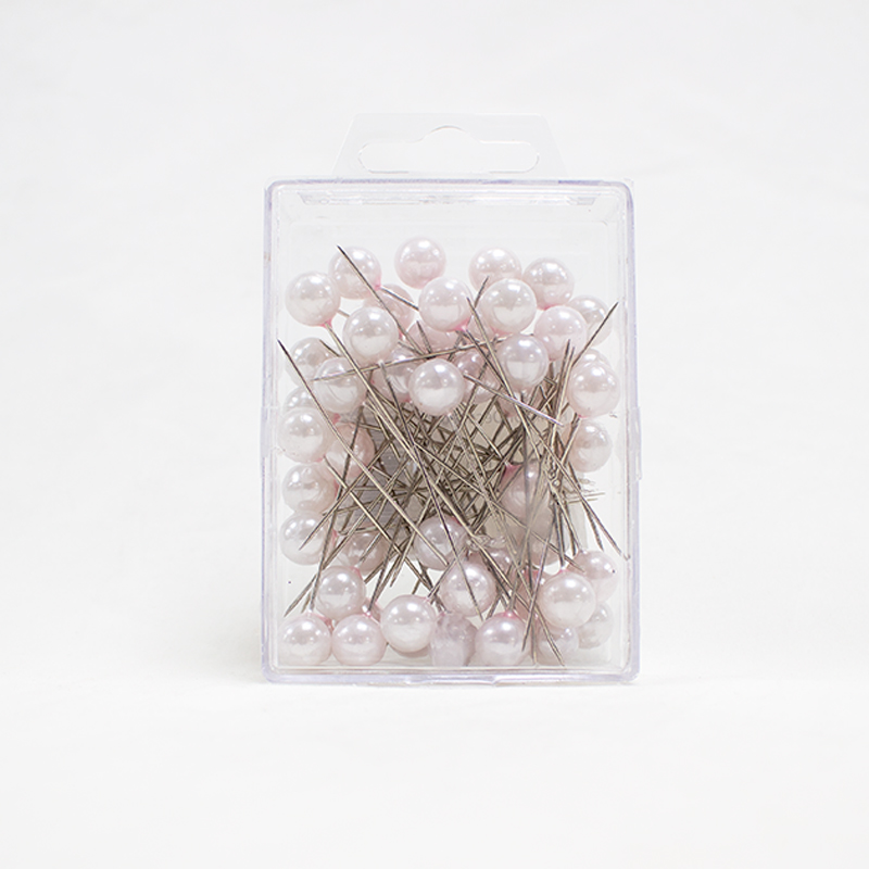 Alfinete 10mm - 50 Un. Rosa