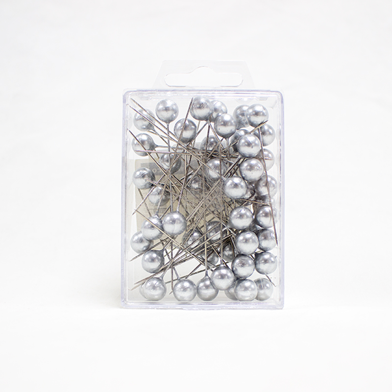 Alfinete 10mm - 50 Un. Prata