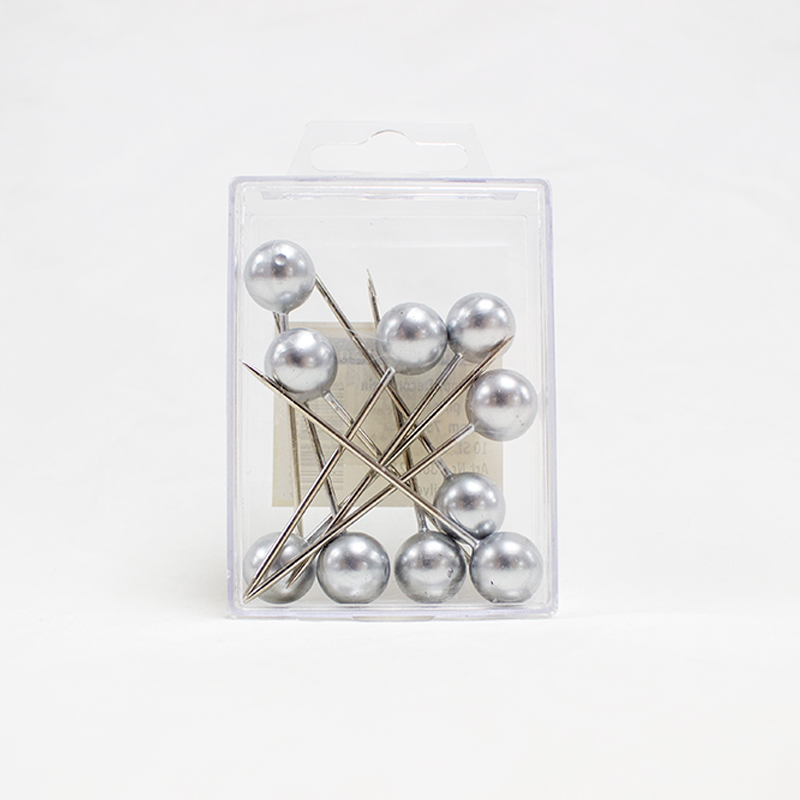 Alfinete 15mm - 10pcs Prata