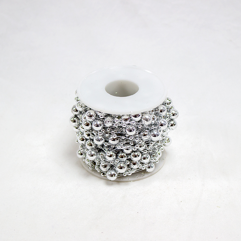 Pérolas em Colar   3 a 8mm x 15mt - Prata