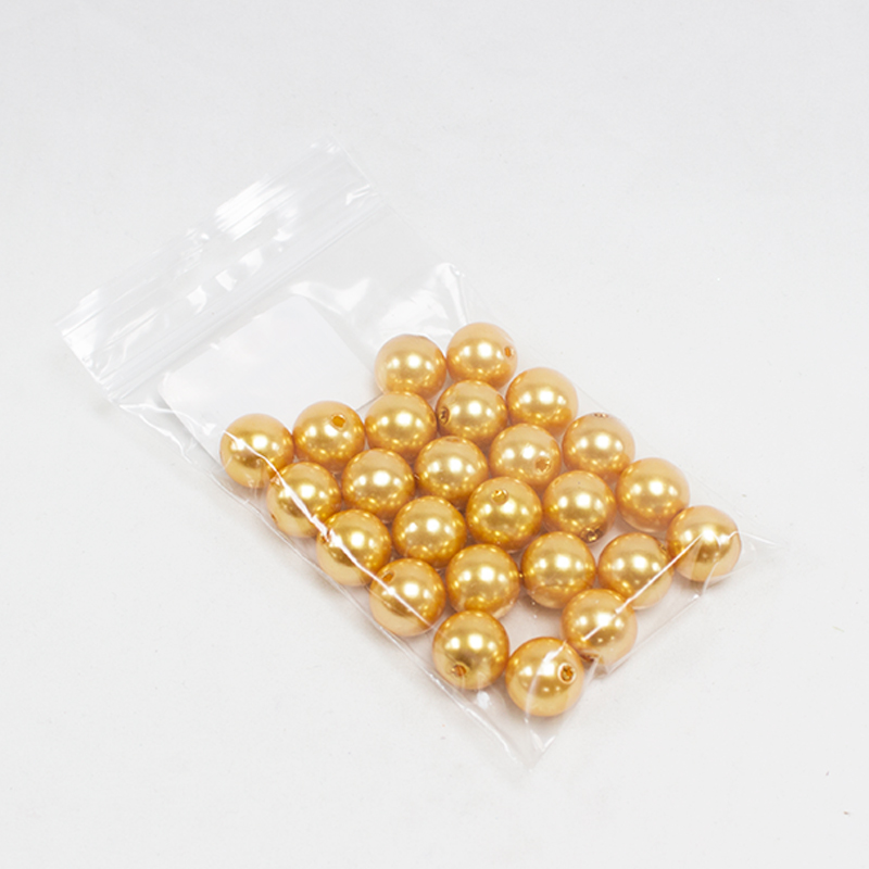Perolas 16 mm Dourado (25 Uni.)