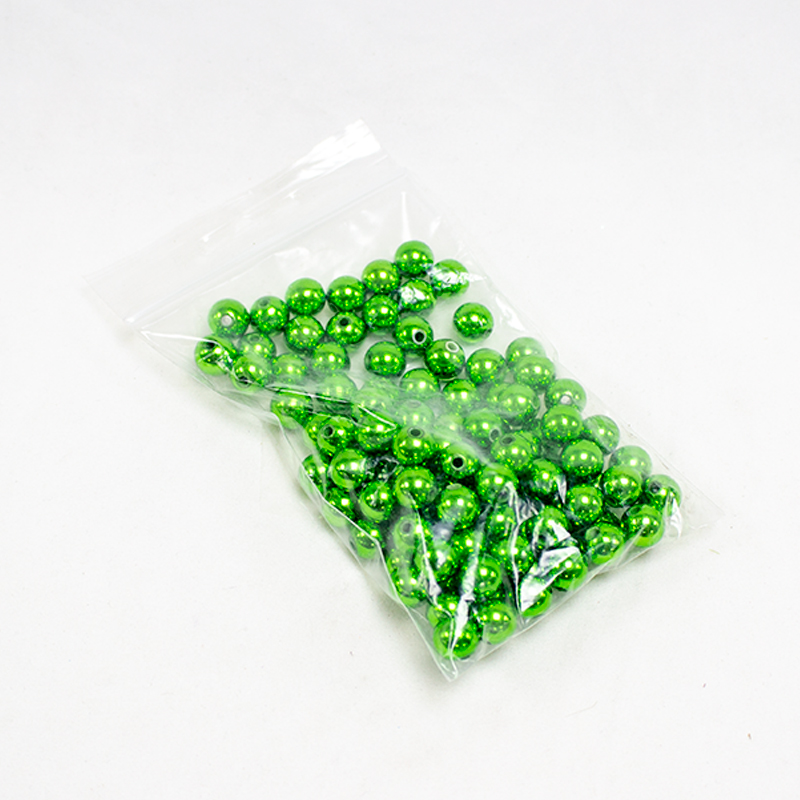 Perolas 10 mm Verde (100 Un.)