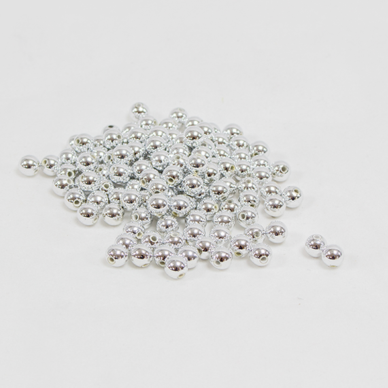 Perolas 8 mm Prata (125 Un.)