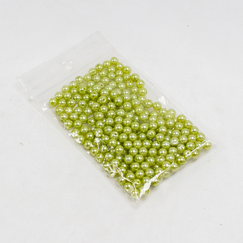 Perolas 6 mm Verde Seco (250 Un.)