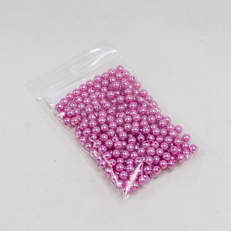 Perolas 6 mm Rosa Velho (250 Un.)