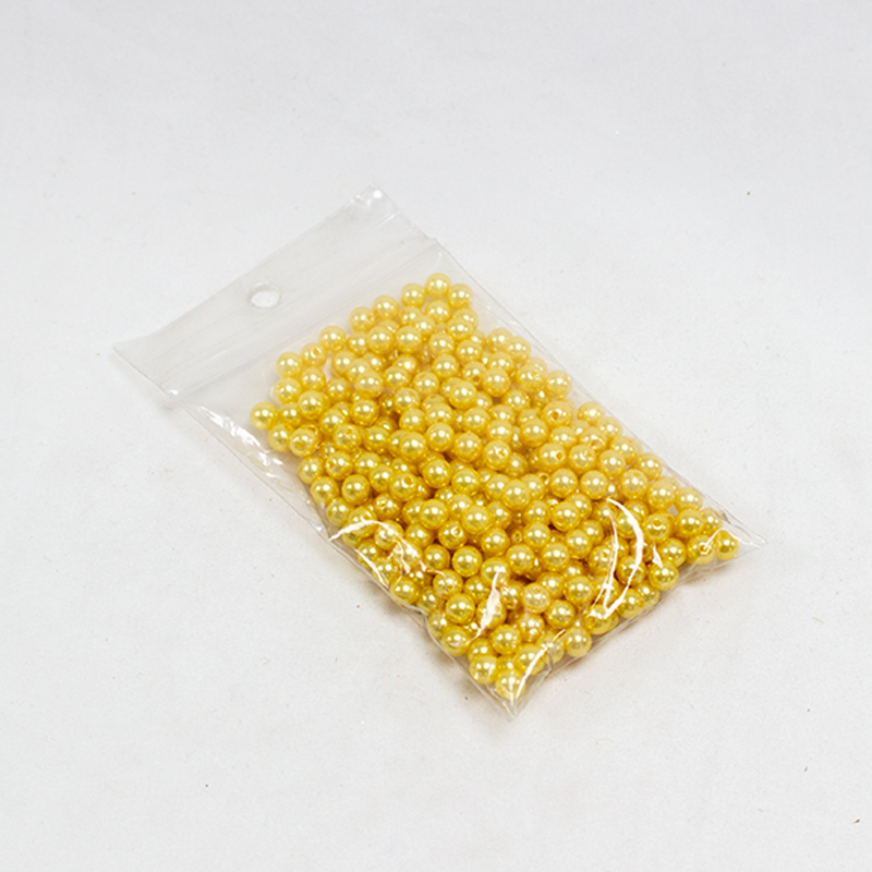 Perolas 6 mm Amarelo (250 Un.)