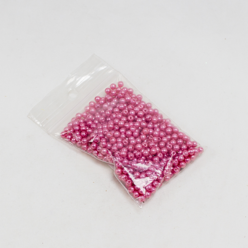 Perolas 4 mm Rosa Velho  (500 Un.)