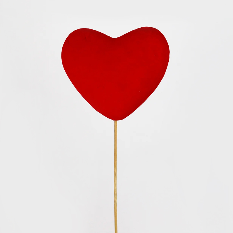 Pick Cora&ccedil;&atilde;o Vermelho 11cm ( 3 Un)