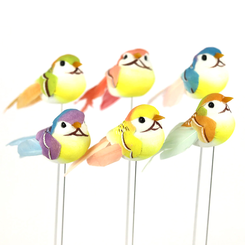 Pick Passaro 6 cores 7.5 cm - ( 12 Un.)