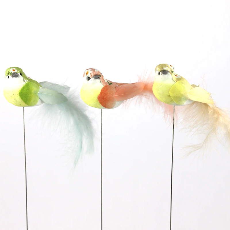 Pick Passaro 3 Cores 13cm ( 6 Un) B