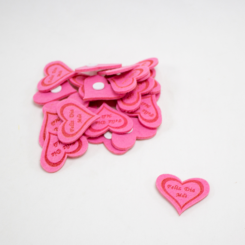 Stick Coração "Feliz dia Mãe"