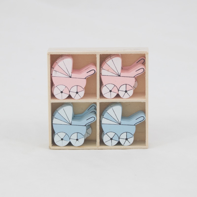 Stick Madeira Carrinho Bebé