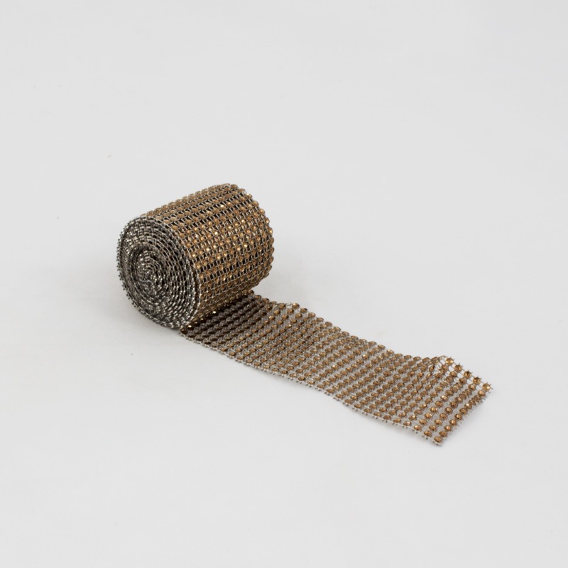 Fita Strass 3mm - 6 cm x 2.30 mt