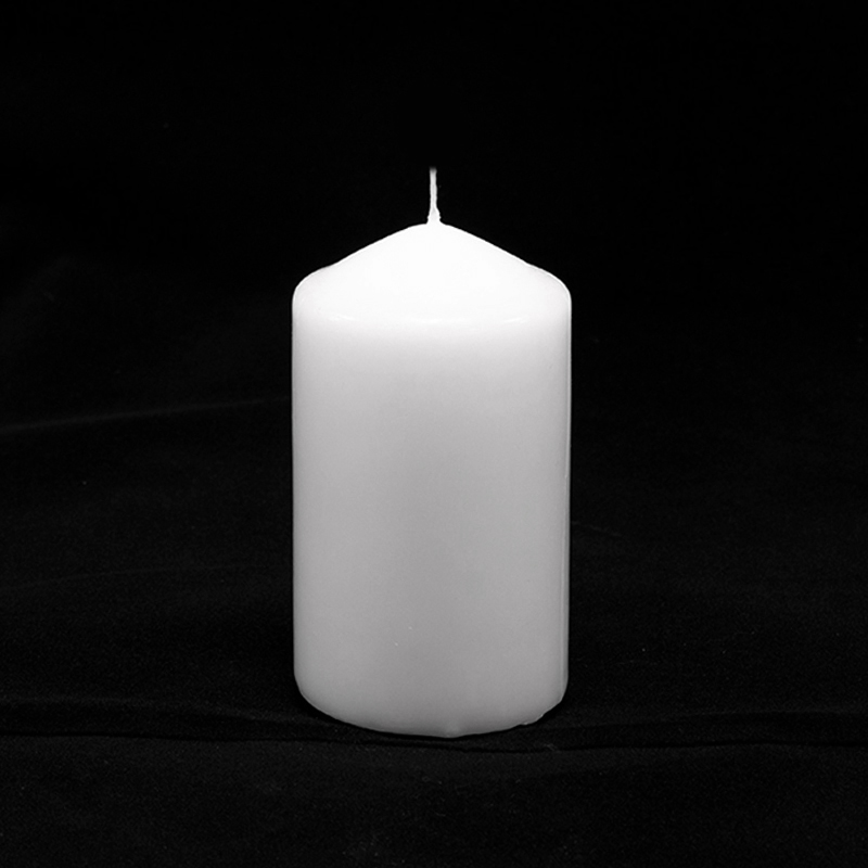 Vela Pilar  5.5 x12cm Branca