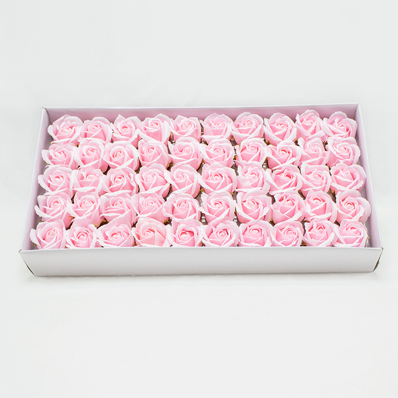 Rosa de sabão Pequena ( 50 Un. ) Rosa claro
