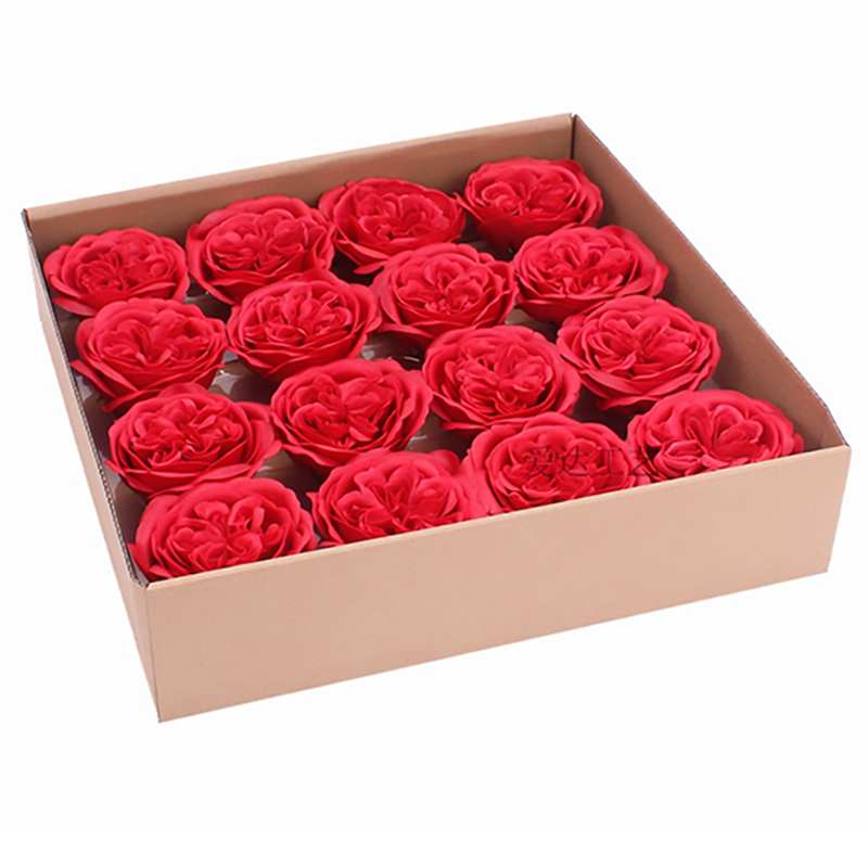 Rosa Austen de Sabão ( 16 Un ) Vermelho