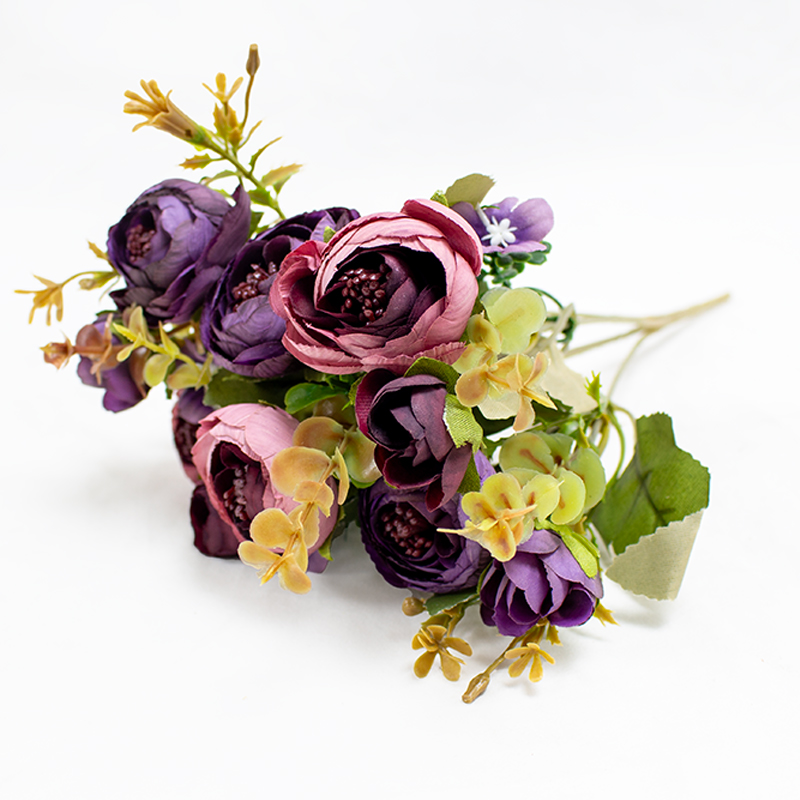 Bouquet Ranunculus - Roxo 28cm