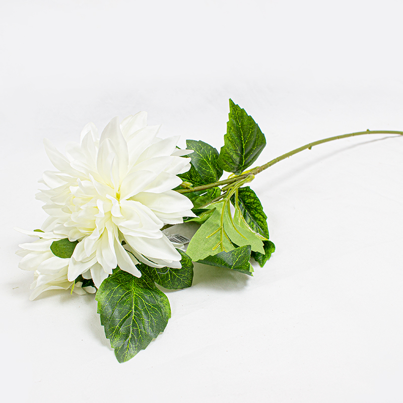 Dahlia Artificial Ramif. - Branca 60cm