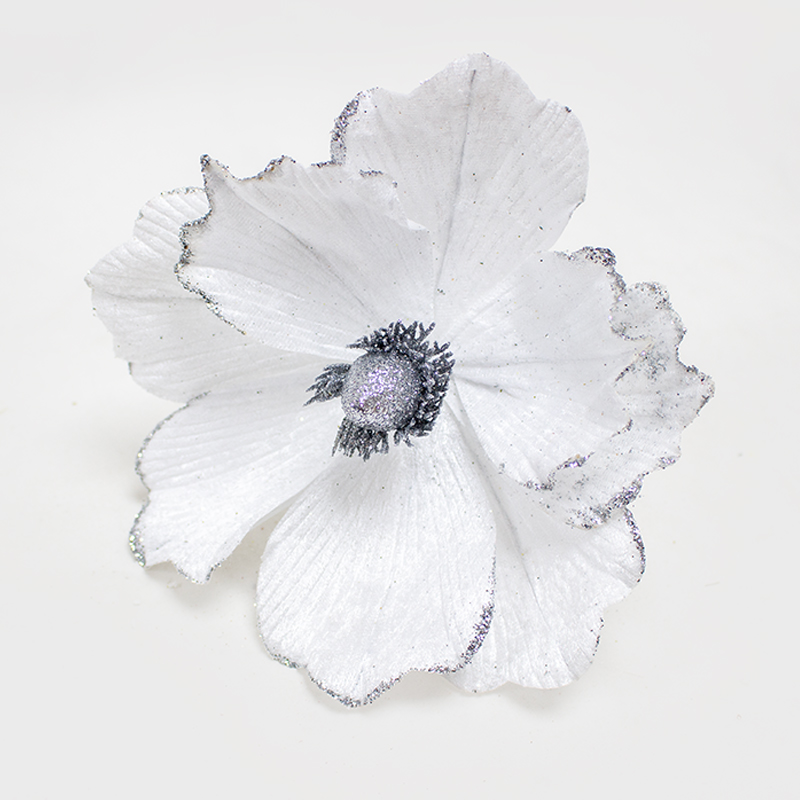 Poinsetia Branca 20cm  (Un)