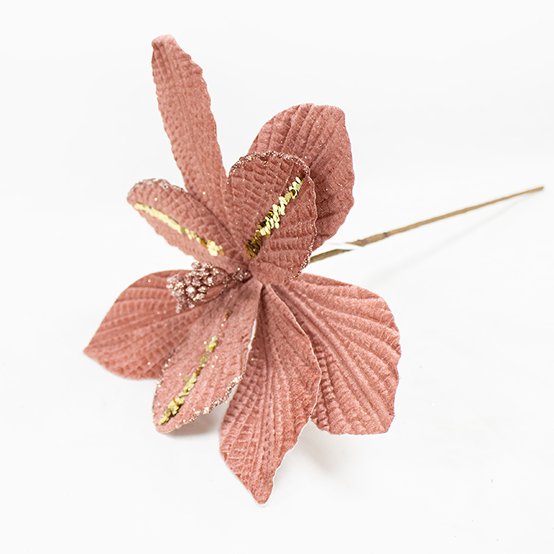 Poinsetia 40cm Rosa (Un)