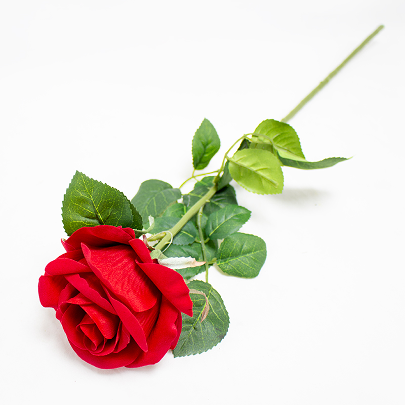 Rosa art. Terciopelo 65cm - Vermelha (Un)